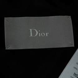مملوكة مسبقًا Dior Homme Atelier Black Synthetic Logo Tape Detail Bomber Jacket XS