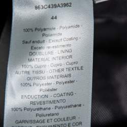 مملوكة مسبقًا Dior Homme Atelier Black Synthetic Logo Tape Detail Bomber Jacket XS