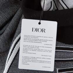 Dior Monochrome Intarsia & Technical Knitted Turtleneck Sweater L
