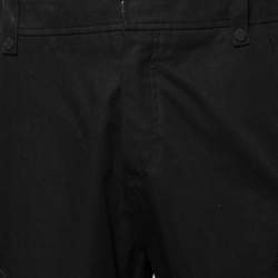 Dior Homme Black Cotton Cargo Pants M