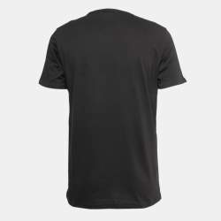 Dior Homme Black CD Icon Cotton Crew Neck T-Shirt L