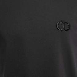 Pre Owned Dior Homme Black CD Icon Cotton Crew Neck T-Shirt M