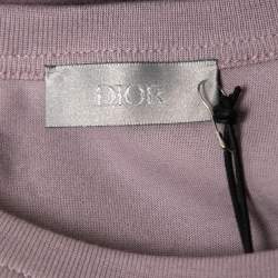 Dior Homme Mauve CD Icon Cotton Crew Neck T-Shirt M