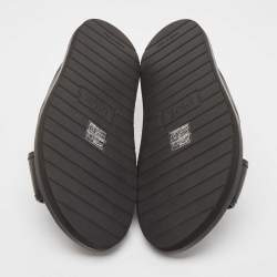 Dior Black Leather Aqua Sandals Size 40