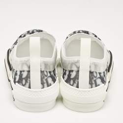 Pre Owned Dior Green/White Mesh and PVC B23 Sneakers Size 41