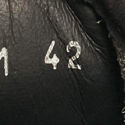 Pre Owned Dior Black Nubuck Leather Lace Up Moccasins Size 42