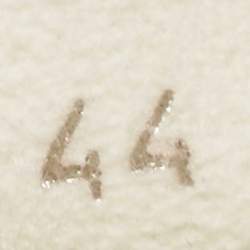 مملوكة مسبقًا Dior Beige Canvas Jack B23 High Top Sneakers Size 44