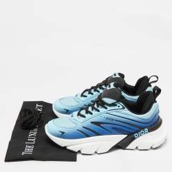 Dior Blue/Black Mesh B44 Lace Up Sneakers Size 41