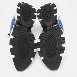 Dior Blue/Black Mesh B44 Lace Up Sneakers Size 41