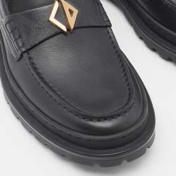 Dior Black Leather Explorer Loafers Size 41