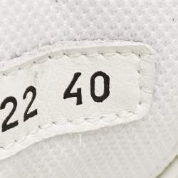 Pre Owned Dior Black/White Leather Ors Low Top Sneakers Size 40