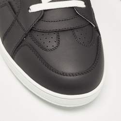 Pre Owned Dior Black/White Leather Ors Low Top Sneakers Size 40