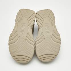Dior Grey Leather H-Town Flat Sandals Size 41