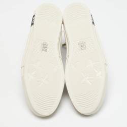 Dior Beige Canvas AsteroDior B23 High Top Sneakers Size 45