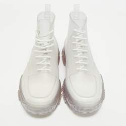 Dior Transparent Rubber High Top Boots Size 42