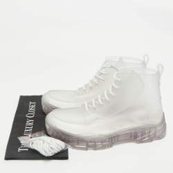 Dior Transparent Rubber High Top Boots Size 42