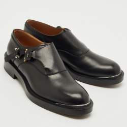 Dior Black Leather Evidence Loafers Size 43