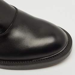 Dior Black Leather Evidence Loafers Size 43