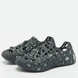 Dior Grey Cannage Rubber Wrap Sneakers Size 42