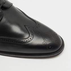 Dior Black Brogue Leather Lace Up Derby Size 43.5