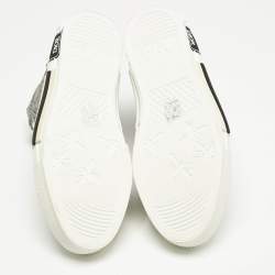 Pre Owned Dior Grey Canvas B23 High Top Sneakers Size 39