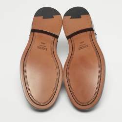 Pre Owned Dior Black Leather Lace Up Derby Size 40.5