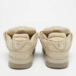 مملوكة مسبقًا Dior B9S Skater Size 42.5 Beige Cannage Leather Low Top Sneakers
