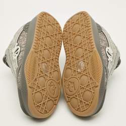 مملوكة مسبقًا Dior B9S Skater Size 40 Grey Tweed Low Top Sneakers