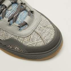 مملوكة مسبقًا Dior B9S Skater Size 40 Grey Tweed Low Top Sneakers