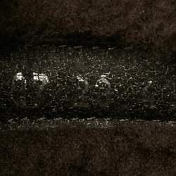 Pre Owned Dior Aqua Size 41 Dark Green Oblique Embossed Leather Mules