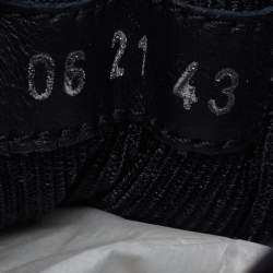 مملوكة مسبقًا حذاء رياضي ديور b27 قماش أوبليك وجلد أربطة أسود مقاس 43