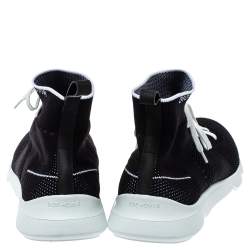 Pre Owned Dior Black Knit B21 Socks Hi Top Sneakers Size 45