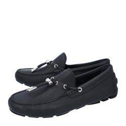 Dior Black Leather Loafers Size EU 40