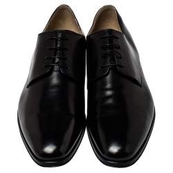Dior Black Leather Lace Up Derby Size 46
