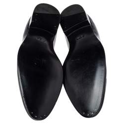 Dior Black Leather Lace Up Derby Size 46