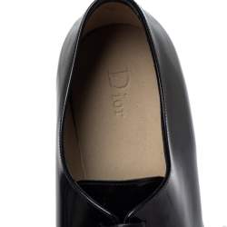 Dior Black Leather Lace Up Derby Size 46
