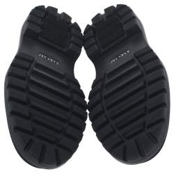 Dior Black Canvas And Leather Explorer Loafers Size 42