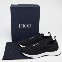 Dior Black Mesh And Fabric B25 Sneaker Size 45
