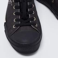Dior Black Rubber and Mesh B23 Low-Top Sneakers Size 42.5