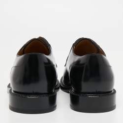Dior Black Patent Leather Lace Derby Size 41