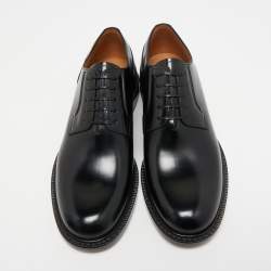 Dior Black Patent Leather Lace Derby Size 41