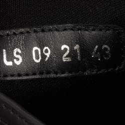 Dior Black/Grey Rubber and Oblique Canvas Diorizon Ankle Boots Size 43