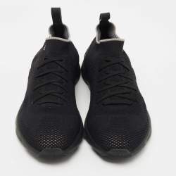 Dior Black Knit Fabric B21 Sneakers Size 40