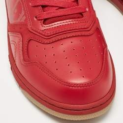 Dior Burgundy Leather B27 Low Top Sneakers Size 44