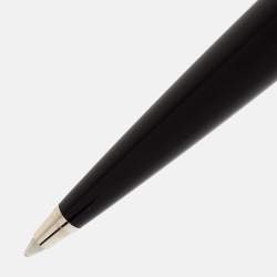 Dior Black Lacquer Silver Tone Ball Point Pen