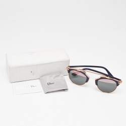 Dior Navy Blue/Black So Real Aviator Sunglasses