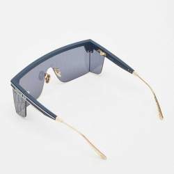 Dior Navy Blue Oblique DiorClub M1U Shield Sunglasses
