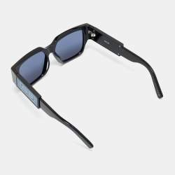 Pre Owned Dior Black/Blue CD SU Square Sunglasses