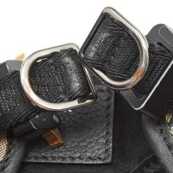 Pre Owned Dior Navy Blue Oblique Canvas and Leather Pet Harness S