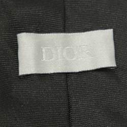 Pre Owned Dior Black Silk Tie